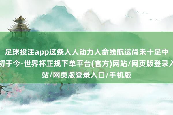 足球投注app这条人人动力人命线航运尚未十足中断；自5月初于今-世界杯正规下单平台(官方)网站/网页版登录入口/手机版