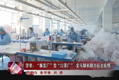 新闻联播 ▏望奎 服装厂 变 口罩厂 金马制衣助力抗击疫情